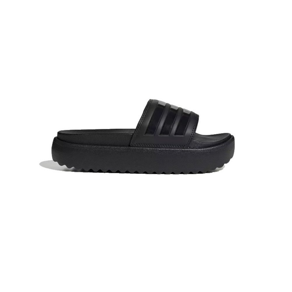 NEW IN BOX ADIDAS WOMENS ADILETTE PLATFORM SLIDE SANDAL SIZE 8 CORE BLACK